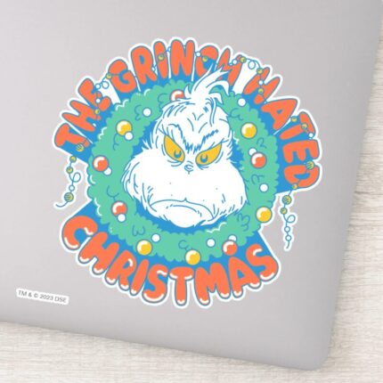 Grinch Hated Christmas Sticker