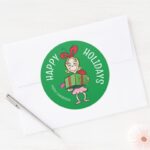 Grinch Cindy Lou Who Christmas Gift Tag