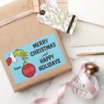 Grinch From Christmas Gift Tag