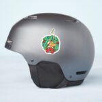 Grinch Max Christmas Wreath Sticker