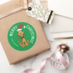 Grinch Max Santa Christmas Gift Tag