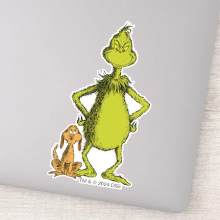 Grinch Max Grinch Stance Sticker
