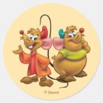 Gus And Jaq Classic Round Sticker