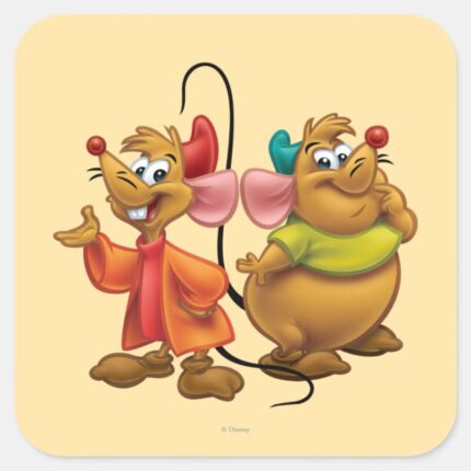 Gus And Jaq Square Sticker