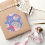 HARRY POTTER™ Birthday Cake Pattern Classic Round Sticker