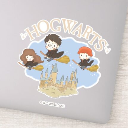HARRY POTTER™ Hermione Ron Fly Over HOGWARTS™ Sticker