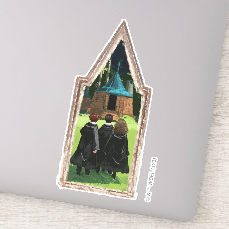 HARRY POTTER™ Ron Hermione At Hagrids Hut Sticker HARRY POTTER™ Ron Hermione At Hagrids Hut Sticker
