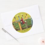 HARRY POTTER™ Seeking The Golden Snitch Classic Round Sticker