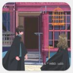 HARRY POTTER™ Hermione At Eeylops Owl Emporium Square Sticker