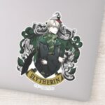 HARRY POTTER™ Anime Draco Malfoy House Crest Sticker