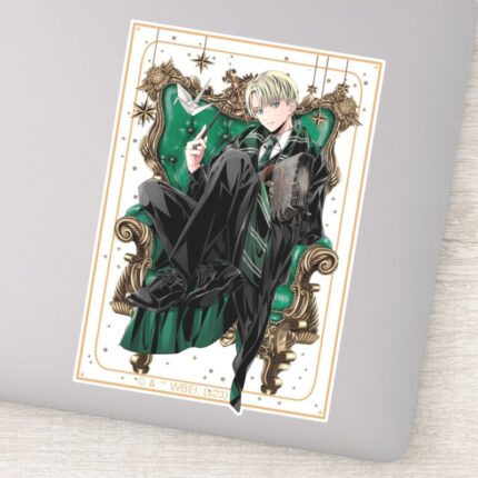 HARRY POTTER™ Anime Draco Malfoy Seated Sticker