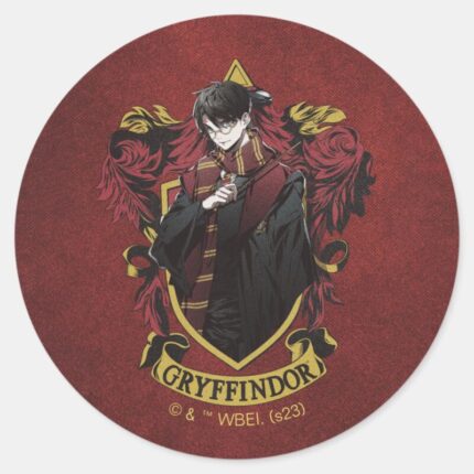 HARRY POTTER™ Anime HARRY POTTER™ Crest Classic Round Sticker
