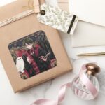 HARRY POTTER™ Anime HARRY POTTER™ Seated Square Sticker