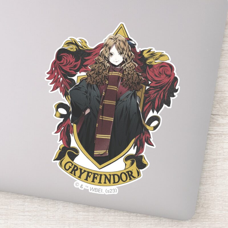 HARRY POTTER™ Anime Hermione House Crest Sticker HARRY POTTER™ Anime Hermione House Crest Sticker