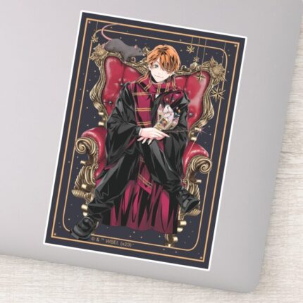 HARRY POTTER™ Anime Ron Weasley Seated Sticker