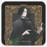 HARRY POTTER™ Anime Snape Frame Graphic Square Sticker
