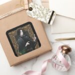 HARRY POTTER™ Anime Snape Frame Graphic Square Sticker