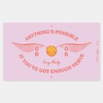 HARRY POTTER™ Anythings Possible Rectangular Sticker