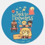 HARRY POTTER™ BACK TO HOGWARTS™ CLASSIC ROUND STICKER