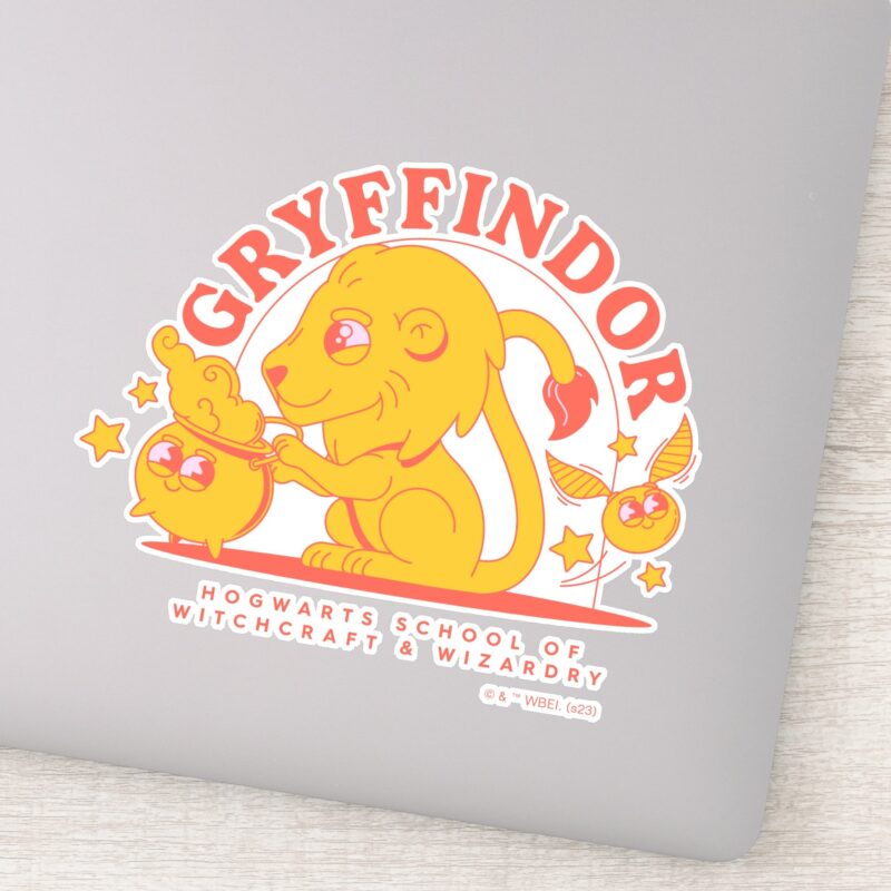 HARRY POTTER™ Cute GRYFFINDOR™ Hogwarts School Sticker HARRY POTTER™ Cute GRYFFINDOR™ Hogwarts School Sticker