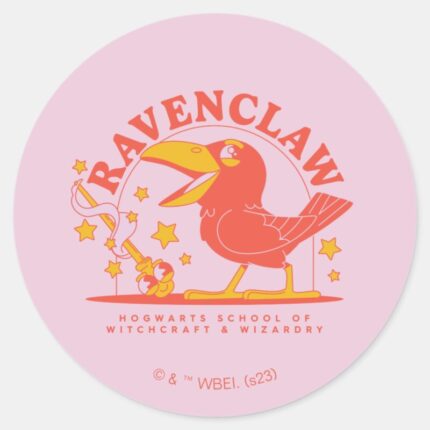 HARRY POTTER™ Cute RAVENCLAW™ Hogwarts School Classic Round Sticker