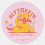 HARRY POTTER™ Cute SLYTHERIN™ Hogwarts School Classic Round Sticker