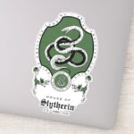 HARRY POTTER™ Delicate Sketch SLYTHERIN™ Crest Sticker
