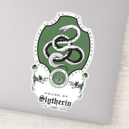 HARRY POTTER™ Delicate Sketch SLYTHERIN™ Crest Sticker