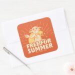 HARRY POTTER™ Dobby Free For Summer Square Sticker