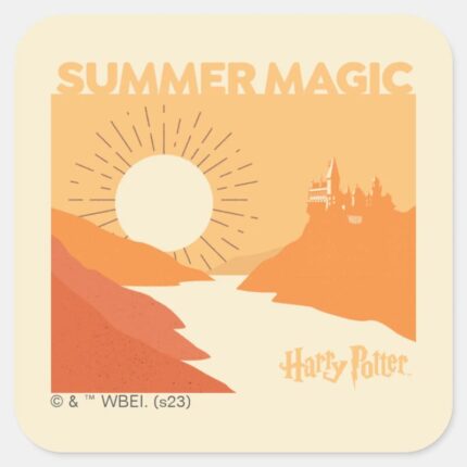 HARRY POTTER™ HOGWARTS™ Summer Magic Square Sticker