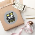 HARRY POTTER™ HUFFLEPUFF™ Athletic Badge Classic Round Sticker
