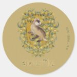 HARRY POTTER™ HUFFLEPUFF™ Crest Classic Round Sticker