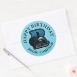 HARRY POTTER™ RAVENCLAW™ Happy Birthday Classic Round Sticker