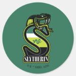 HARRY POTTER™ SLYTHERIN™ Athletic Badge Classic Round Sticker