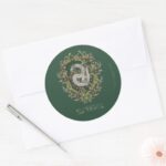 HARRY POTTER™ SLYTHERIN™ Crest Classic Round Sticker