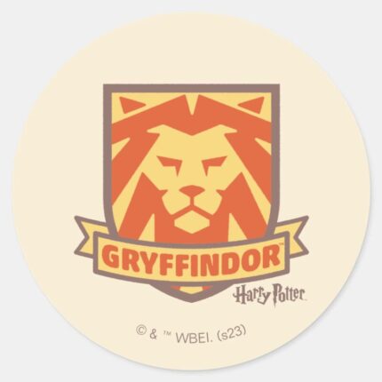 HARRY POTTER™ Summer Magic GRYFFINDOR™ Crest Classic Round Sticker