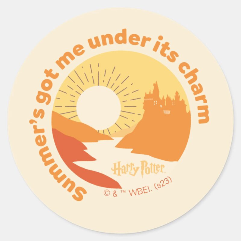 HARRY POTTER™ Summer Magic HOGWARTS™ Castle Classic Round Sticker HARRY POTTER™ Summer Magic HOGWARTS™ Castle Classic Round Sticker