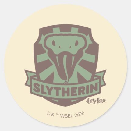 HARRY POTTER™ Summer Magic SLYTHERIN™ Crest Classic Round Sticker