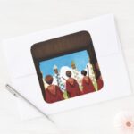HARRY POTTER™ The GRYFFINDOR™ QUIDDITCH™ Team Square Sticker