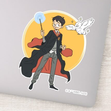 HARRY POTTER™ And Hedwig Illustration Sticker