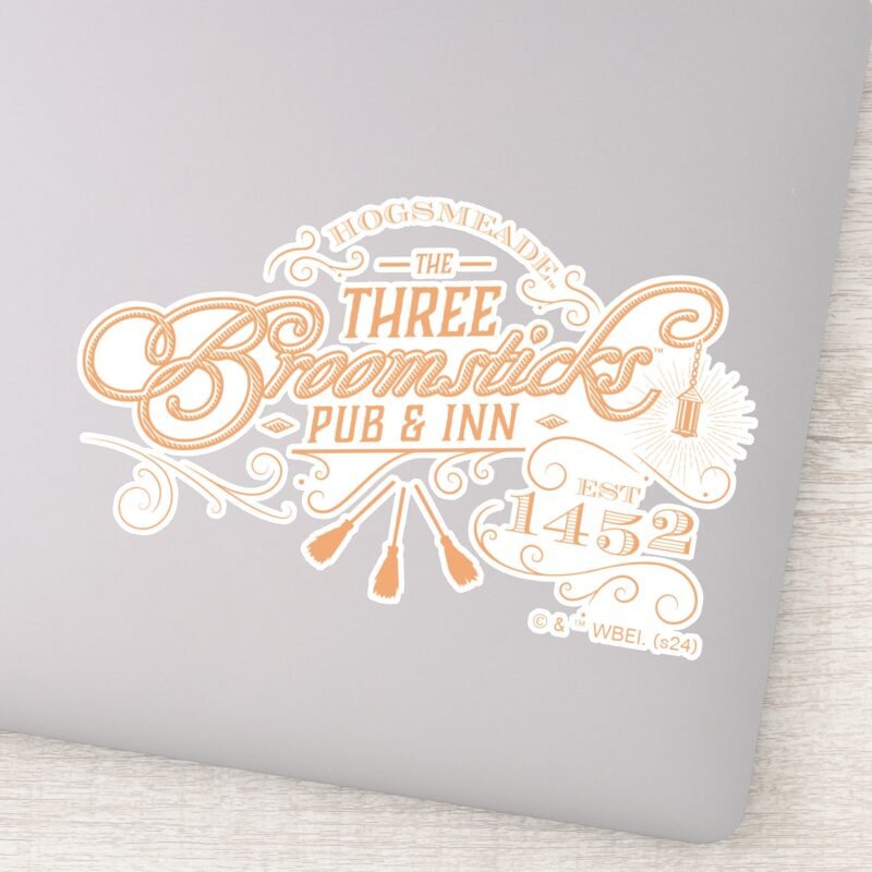 HOGSMEADE™ THE THREE BROOMSTICKS™ Pub Inn Sticker HOGSMEADE™ THE THREE BROOMSTICKS™ Pub Inn Sticker