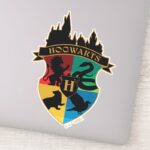 HOGWARTS™ Castle Crest House Pride Badge Sticker