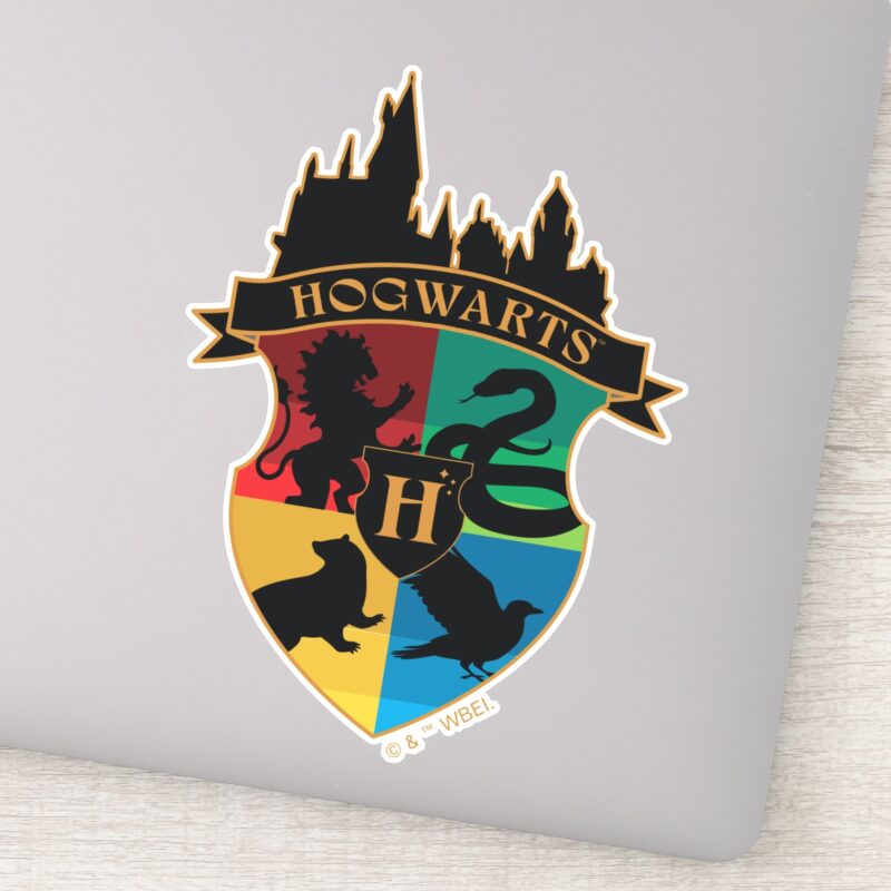 HOGWARTS™ Castle Crest House Pride Badge Sticker HOGWARTS™ Castle Crest House Pride Badge Sticker