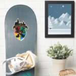 HOGWARTS™ Castle Crest House Pride Badge Sticker