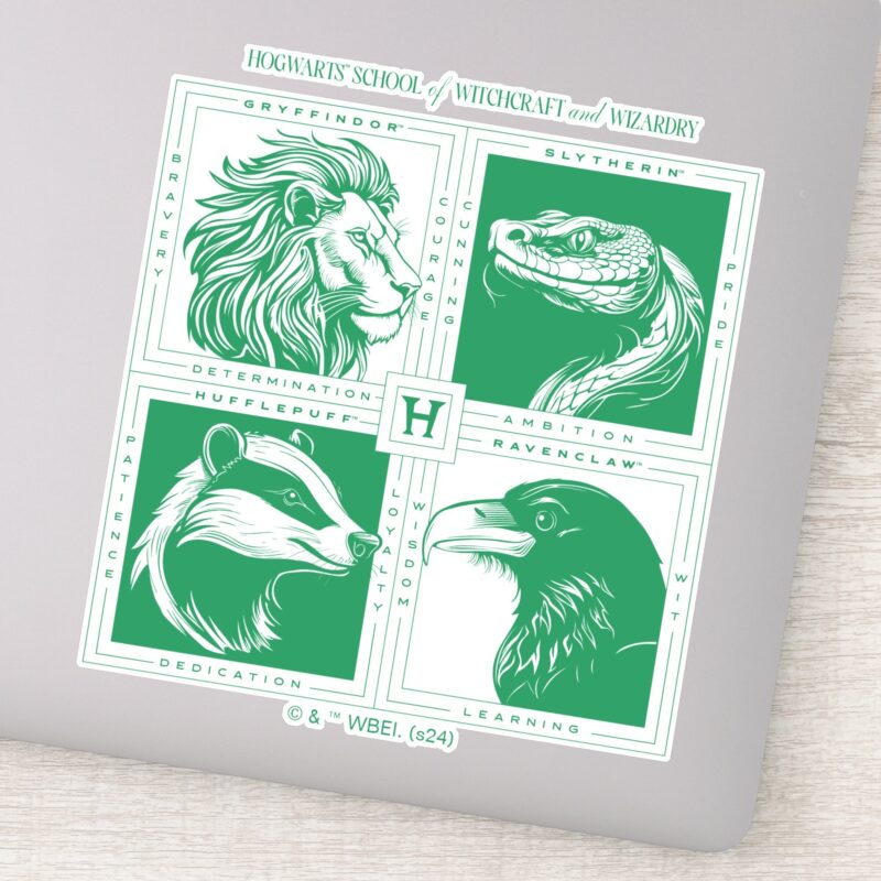 HOGWARTS™ House Animals Grid Sticker HOGWARTS™ House Animals Grid Sticker