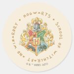 HOGWARTS™ School Of Witchcraft And Wizardry Classic Round Sticker
