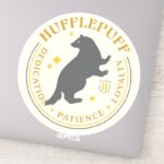 HUFFLEPUFF™ Badger House Pride Badge Sticker