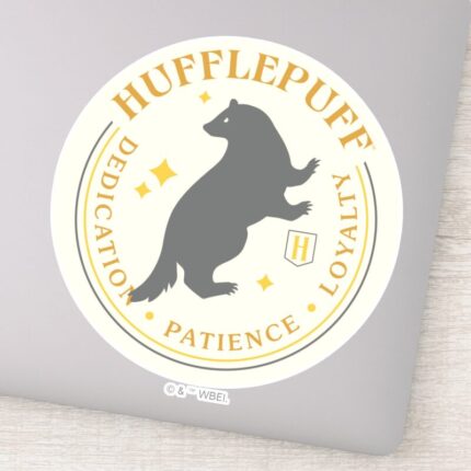 HUFFLEPUFF™ Badger House Pride Badge Sticker