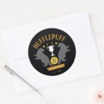 HUFFLEPUFF™ Badger And Cup House Pride Graphic Classic Round Sticker