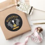 HUFFLEPUFF™ Badger And Cup House Pride Graphic Classic Round Sticker